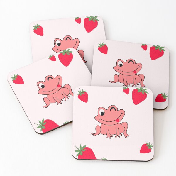 Item preview, Strawberry Frog with Extra Strawberries designed and sold by TeesForNerds.
