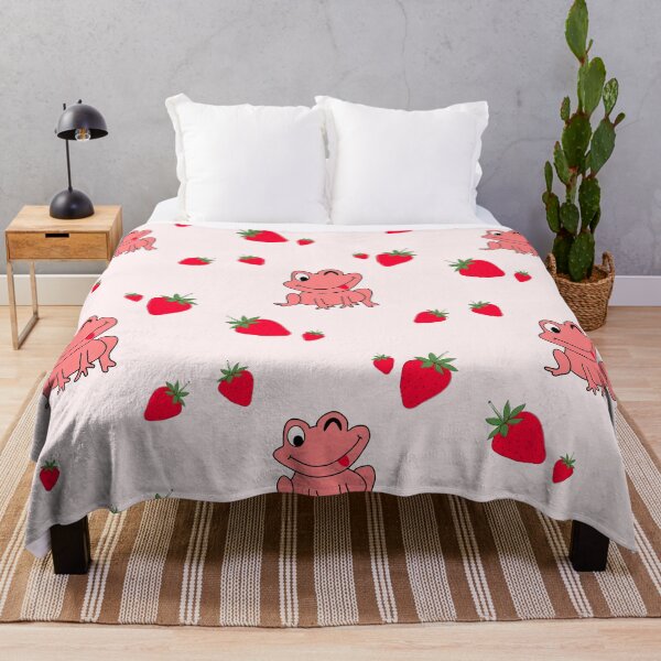 Item preview, Strawberry Frog with Extra Strawberries designed and sold by TeesForNerds.