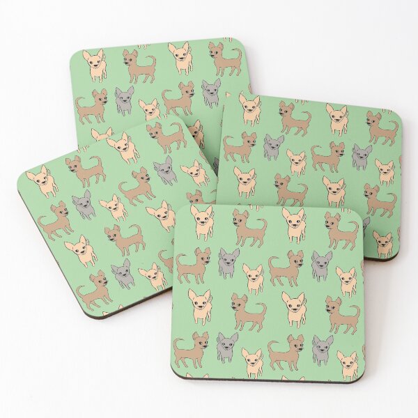 Artikelvorschau, Chihuahua Chihuahuas - grün entworfen und verkauft von LittleBettyMakes.