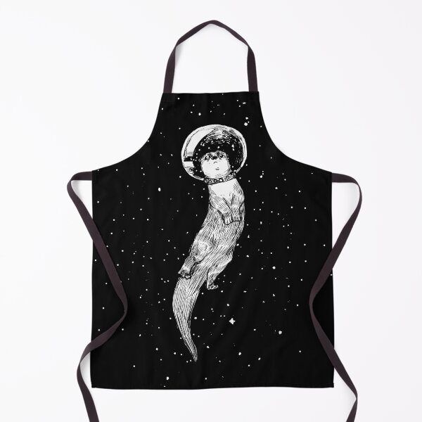 Drifting in Otter Space (best for color) Apron