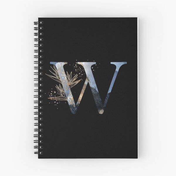 Item preview, Floral Initial Letter W, Monogram designed and sold by PinkLotusArt.