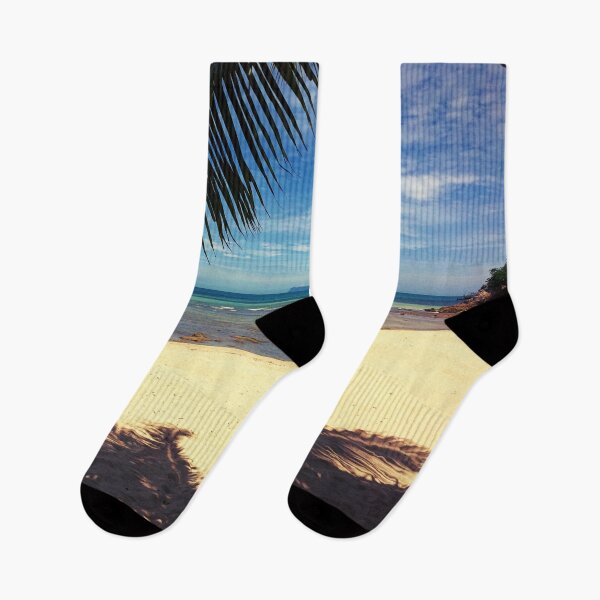 Item preview, Palmtree on Tropical Beach Summer Sun  designed and sold by GhostGumDesigns.