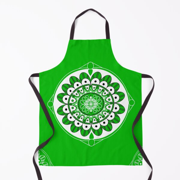 Item preview, Green Mandala Drawing designed and sold by TheDoodleNurse.