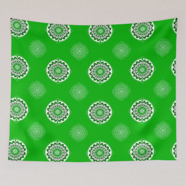 Item preview, Green Mandala Drawing designed and sold by TheDoodleNurse.