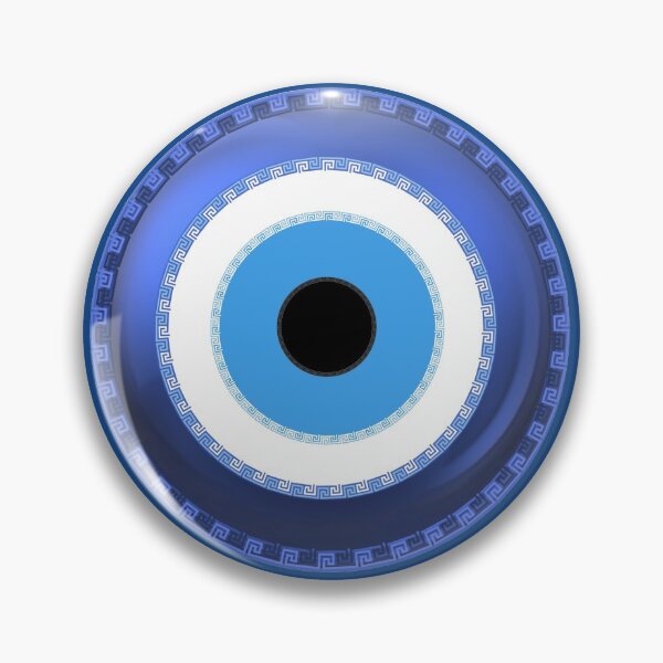 Item preview, Mati Evil Eye Greek Keys designed and sold by Yiorgos Designs.