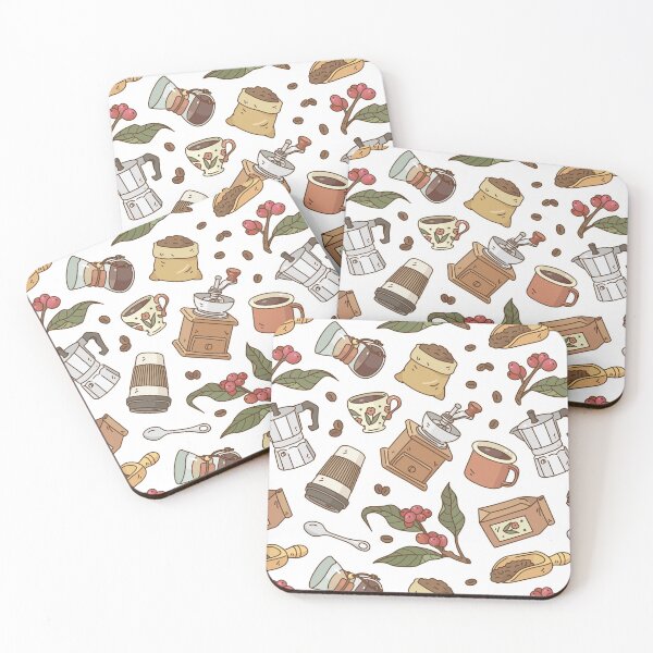 Item preview, Coffee Break Pattern  designed and sold by Miri-Noristudio.