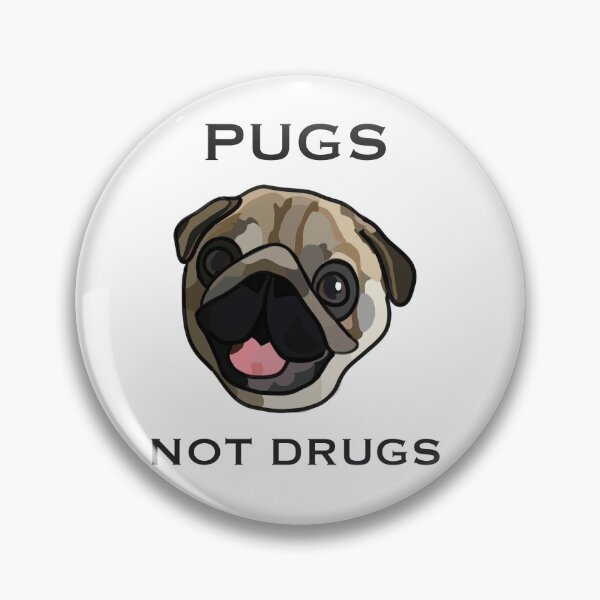 Item preview, Pugs Not Drugs designed and sold by hegdesigns.