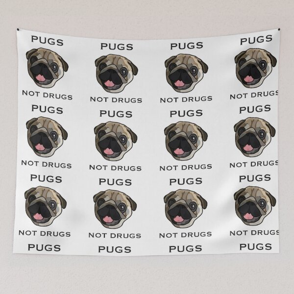 Item preview, Pugs Not Drugs designed and sold by hegdesigns.