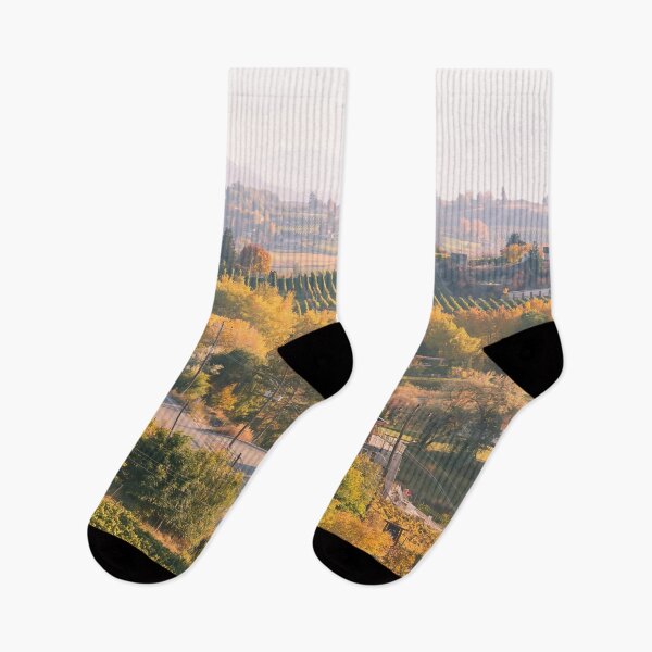 Item preview, View of Vineyards in Autumn designed and sold by Amy Mitchell.