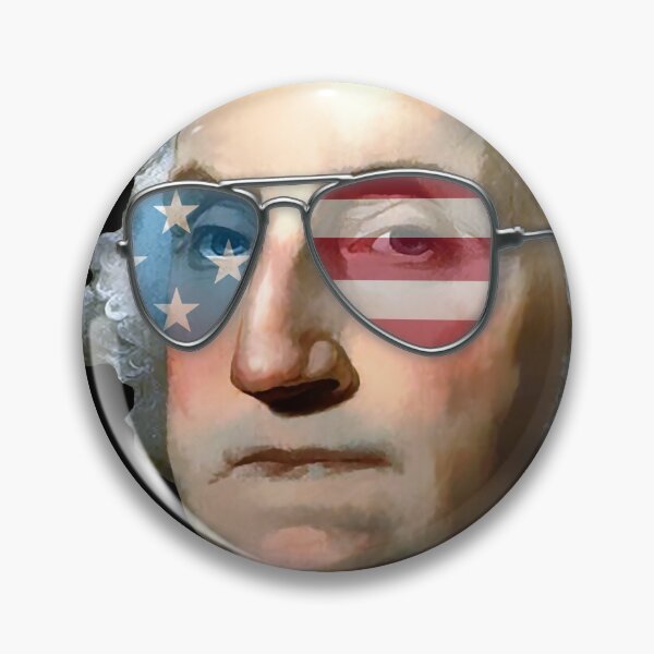Item preview, George Washington Star-spangled glasses designed and sold by AmericanVenom.