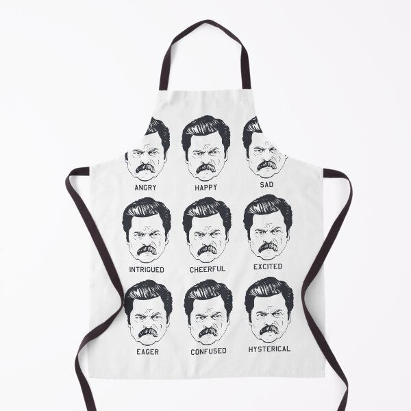 Item preview, Ron Swanson Emotions Parks and Recreation designed and sold by Stayfrostybro.