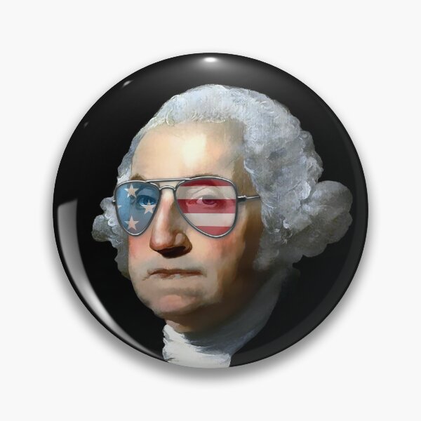 Item preview, Geo. Wash. Star-spangled glasses - zoom out designed and sold by AmericanVenom.