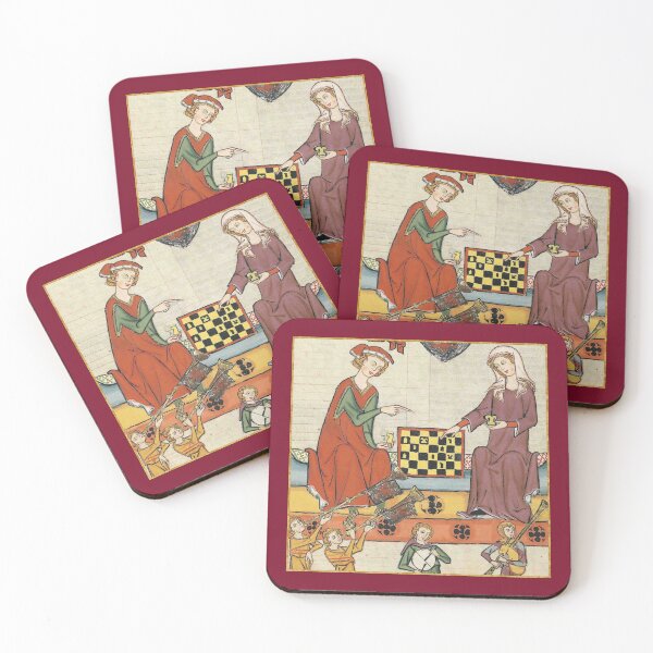Item preview, Chess Game Medieval Illumination designed and sold by Erin Rado.