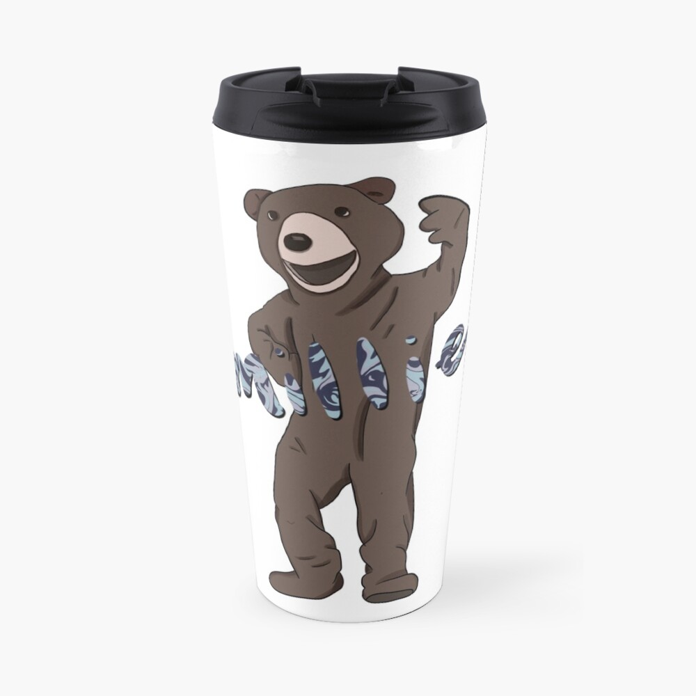 "Millie the Barnard Bear" Travel Coffee Mug for Sale by annamationzz