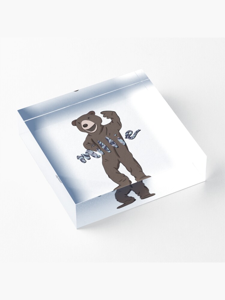 "Millie the Barnard Bear" Acrylic Block for Sale by annamationzz