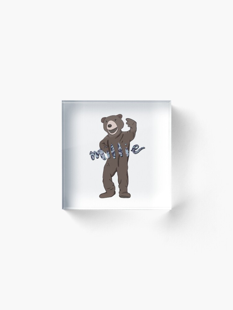 "Millie the Barnard Bear" Acrylic Block for Sale by annamationzz
