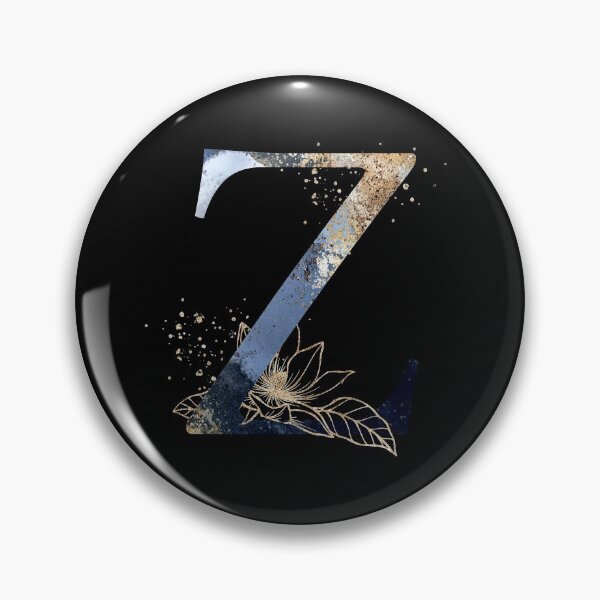 Item preview, Floral Initial Letter Z, Monogram designed and sold by PinkLotusArt.