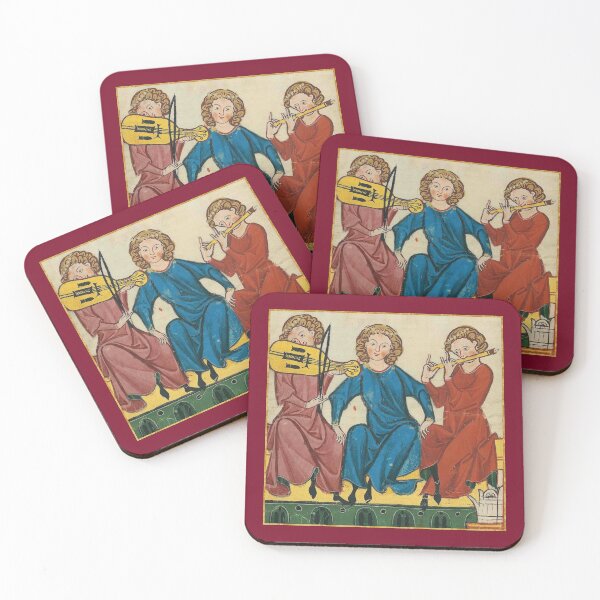 Item preview, Three Minstrels Medieval Illumination designed and sold by Erin Rado.