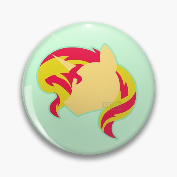 Aperçu de l'œuvre MLP minimaliste chibi Sunset Shimmer créée et vendue par DeRukoandCO.