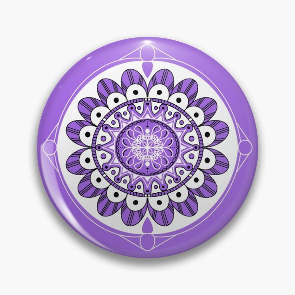 Item preview, Purple Mandala Design designed and sold by TheDoodleNurse.