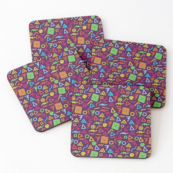 Item preview, Retro 80's 1980's Vintage Pattern designed and sold by digitalvintage.