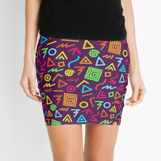 Item preview, Retro 80's 1980's Vintage Pattern designed and sold by digitalvintage.