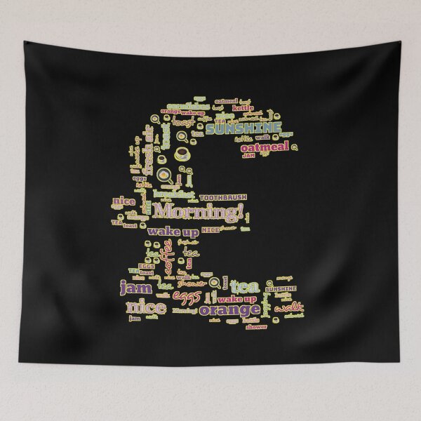 Item preview, Good morning coffee mate typographic design designed and sold by NandoArtDesign.