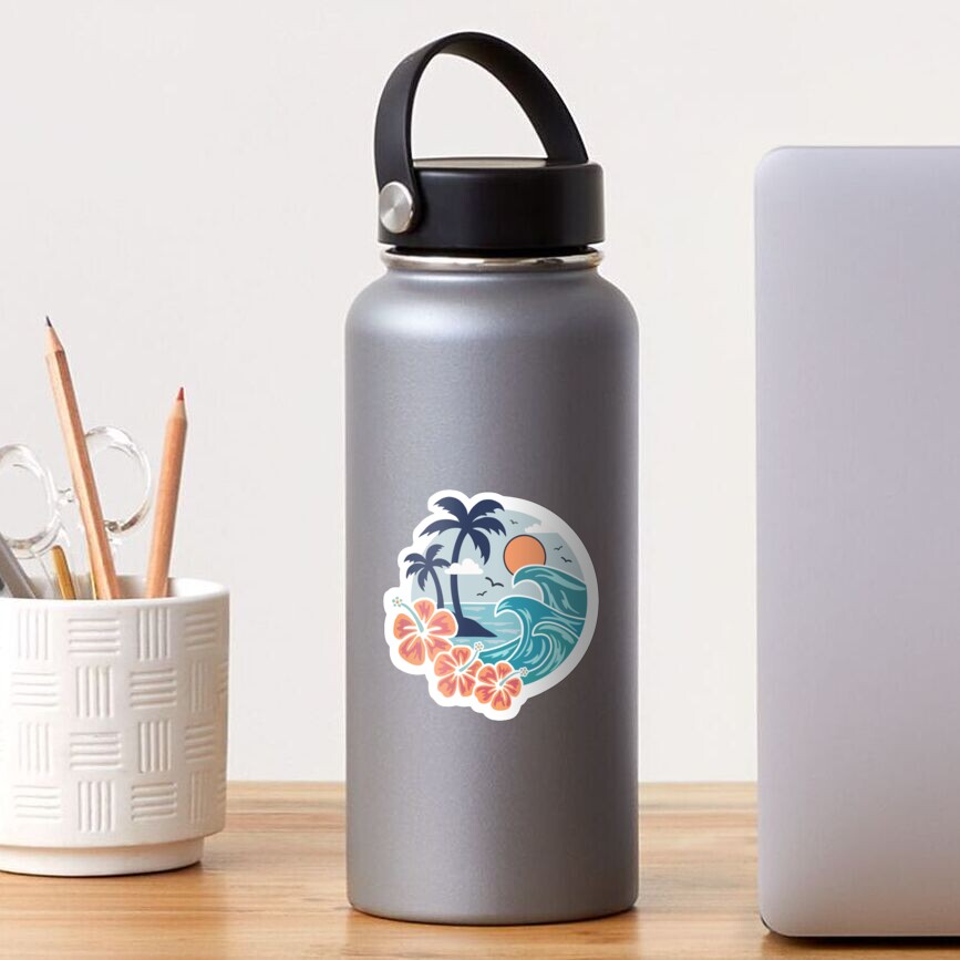 Ocean scene Sticker