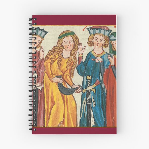 Item preview, Fancy Courtiers Medieval Illumination designed and sold by Erin Rado.
