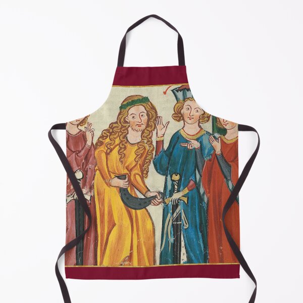 Item preview, Fancy Courtiers Medieval Illumination designed and sold by Erin Rado.