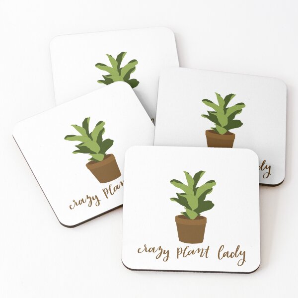 Item preview, Crazy Plant Lady Illustration designed and sold by letteringolivia.