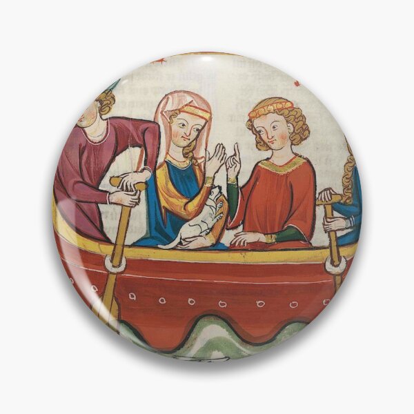 Item preview, Boat Ride Medieval Illumination designed and sold by Erin Rado.