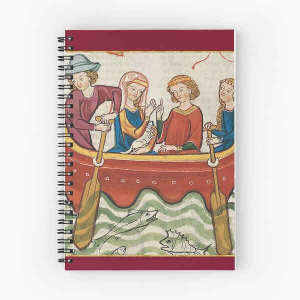Item preview, Boat Ride Medieval Illumination designed and sold by Erin Rado.