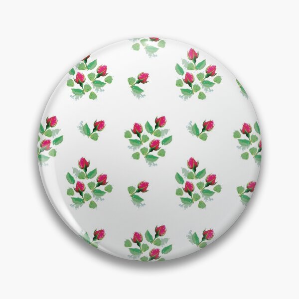 Item preview, Vintage style pink rosebuds print designed and sold by LittleBettyMakes.