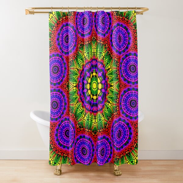 AROUND TWELVE Shower Curtain