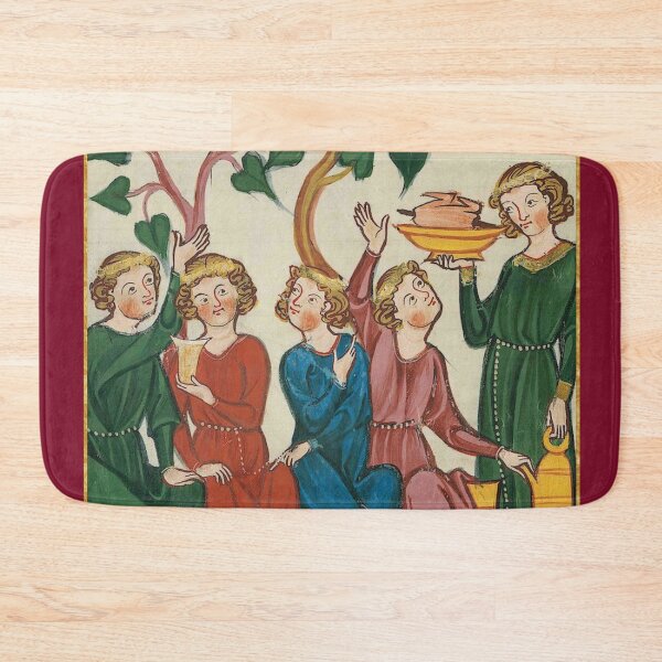 Item preview, Feasting Medieval Illumination designed and sold by Erin Rado.