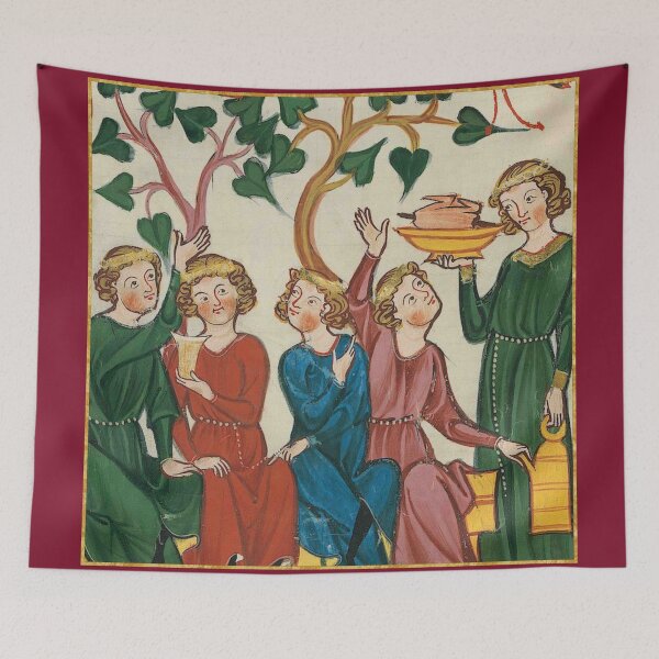 Item preview, Feasting Medieval Illumination designed and sold by Erin Rado.