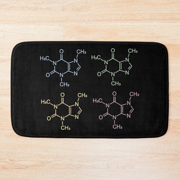 Item preview, Caffeine Molecule 4 Pack Aesthetic designed and sold by MoLecULaR-biO.