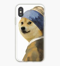 Doge painting iPhone Case
