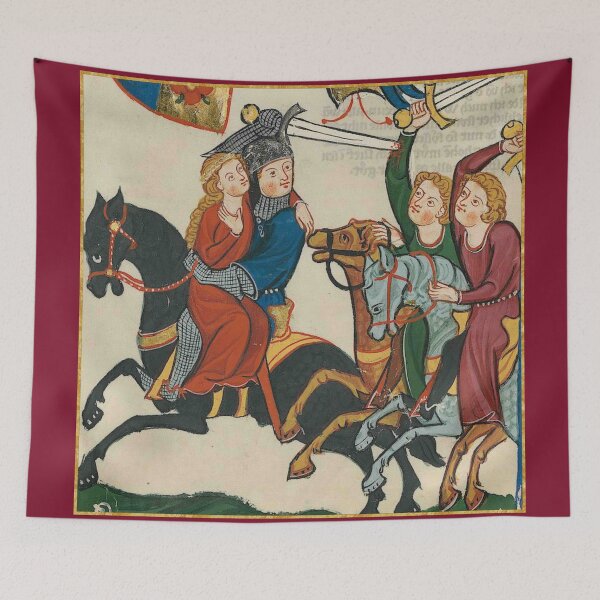 Item preview, Rescuing M'Lady Medieval Illumination designed and sold by Erin Rado.