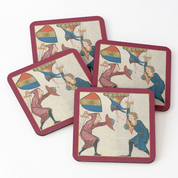 Item preview, Swords and Bucklers medieval Illumination designed and sold by Erin Rado.
