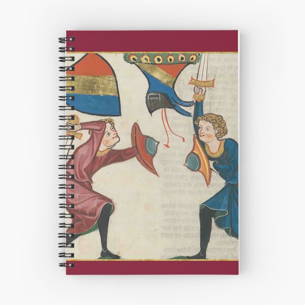 Item preview, Swords and Bucklers medieval Illumination designed and sold by Erin Rado.