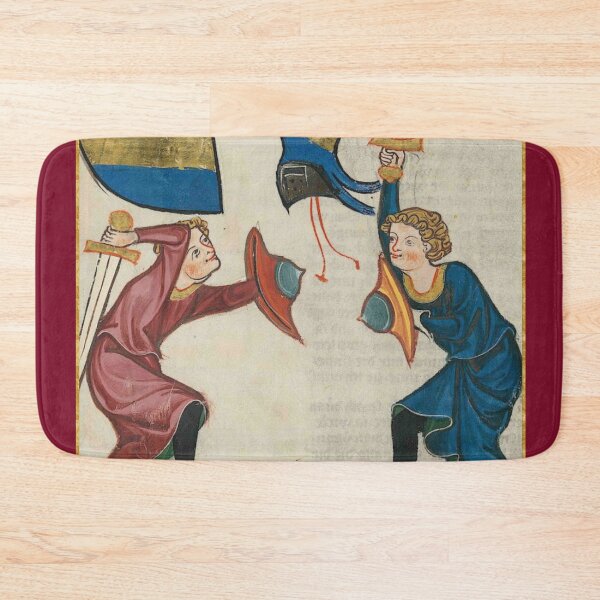 Item preview, Swords and Bucklers medieval Illumination designed and sold by Erin Rado.