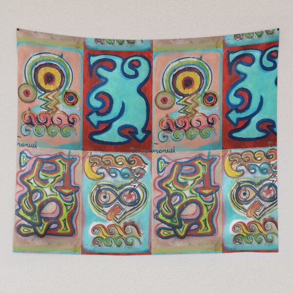 Item preview, Pop graffiti tapiz 6 designed and sold by Diego Manuel Rodriguez.