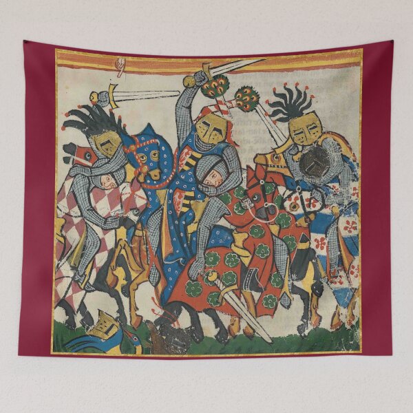 Item preview, The Boys Are Back Medieval Illumination designed and sold by Erin Rado.