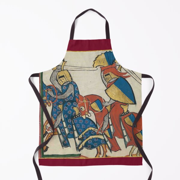 Item preview, Knights Charging Medieval Illumination designed and sold by Erin Rado.
