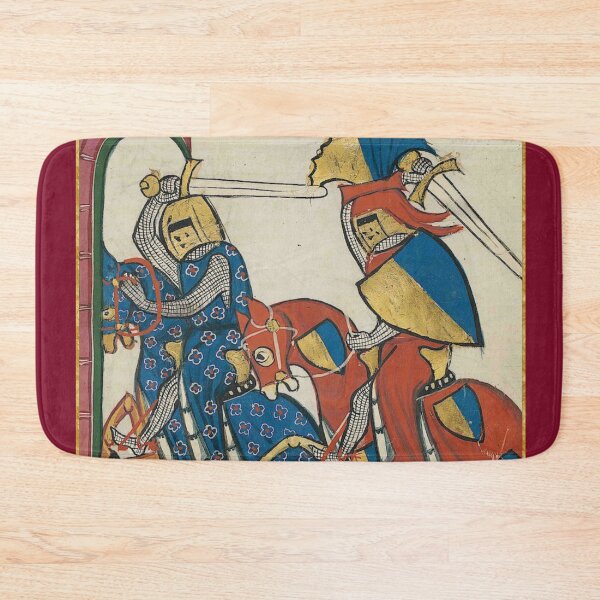 Item preview, Knights Charging Medieval Illumination designed and sold by Erin Rado.