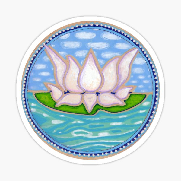 Lotus Blossom Sticker