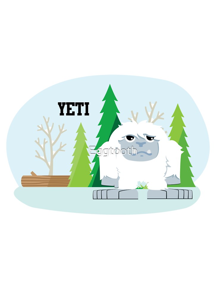 Cute Yeti Kid Cartoon