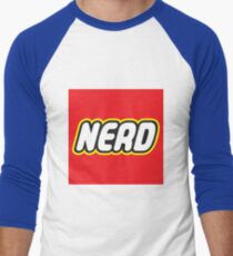 Playful Nerd Men's Baseball ¾ T-Shirt